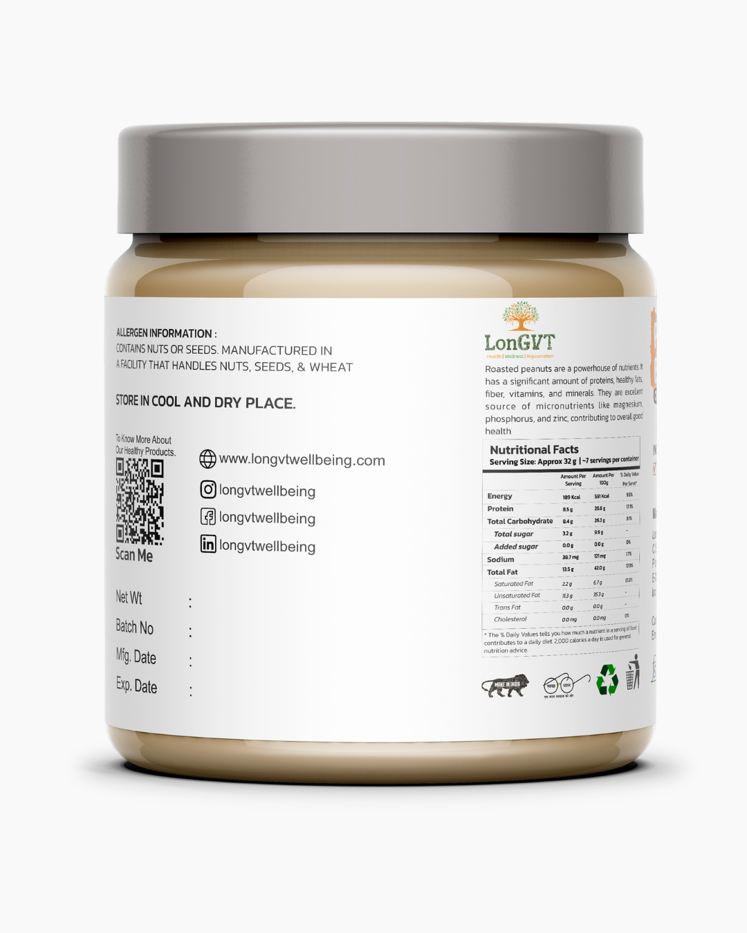Premium nuts Butter 250 gm