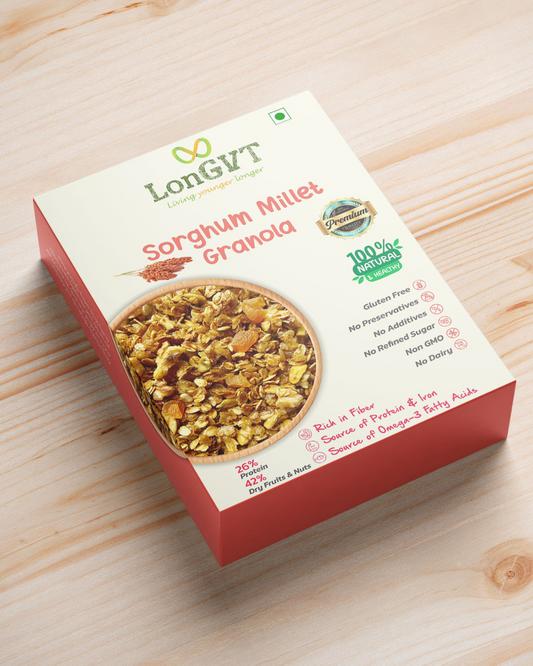 SORGHUM MILLET GRANOLA 340 gm